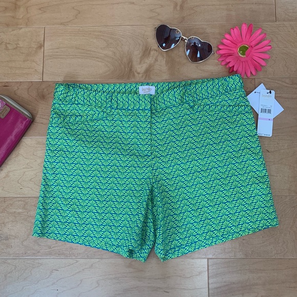 Laundry By Shelli Segal Pants - Laundry Lime punch multi shorts NEW